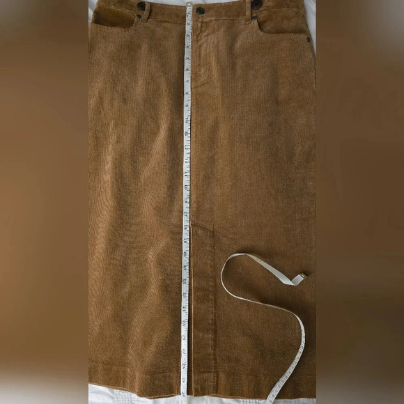 Talbots Corduroy A-Line Midi Skirt - Picture 13 of 15